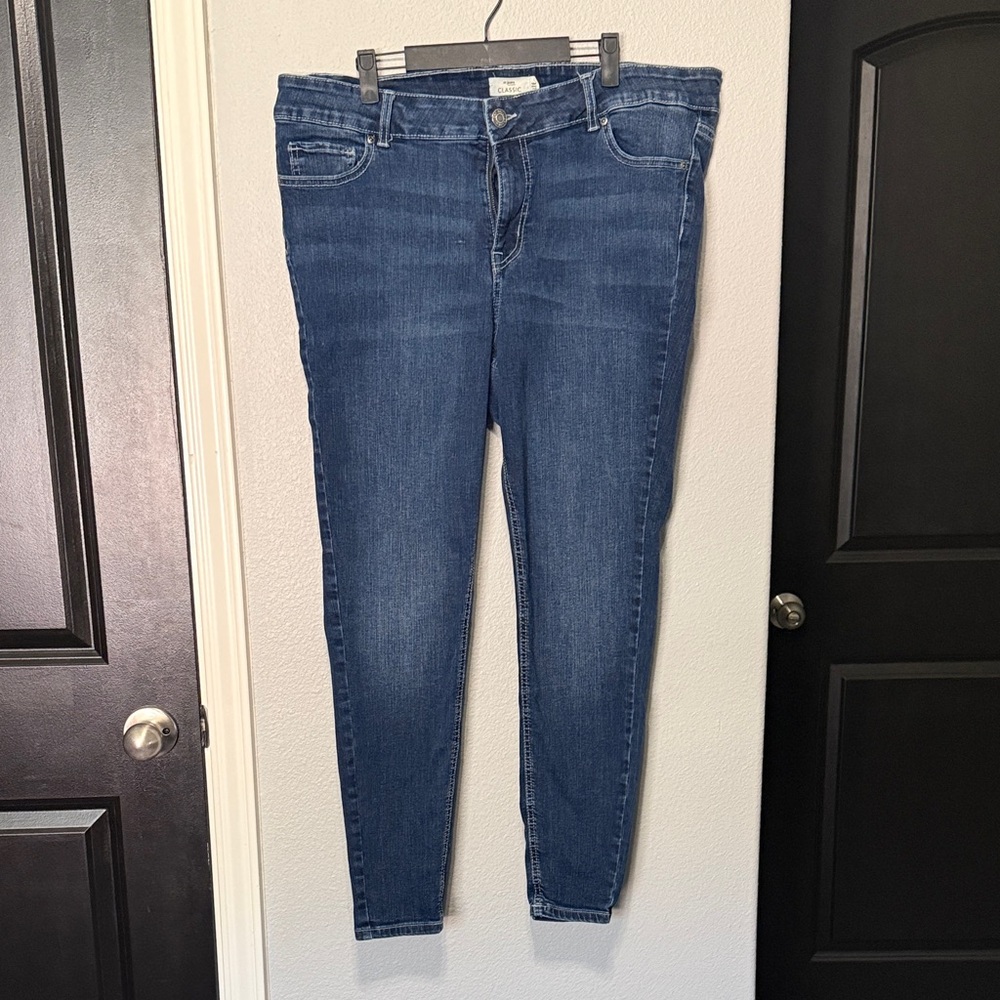 Maurices Blue Skinny Stretch Jeans